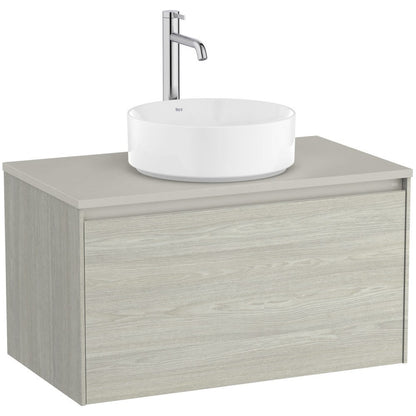 Ona  Masca lavoar baie cu blat si 1 sertar 79x46 cm, bej