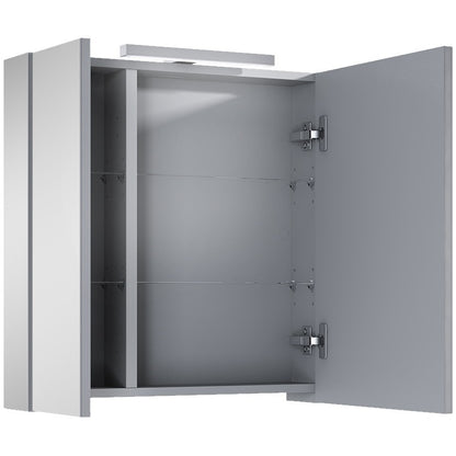 Victoria-B Dulap baie cu oglinda si iluminare LED 61x13xH62 cm