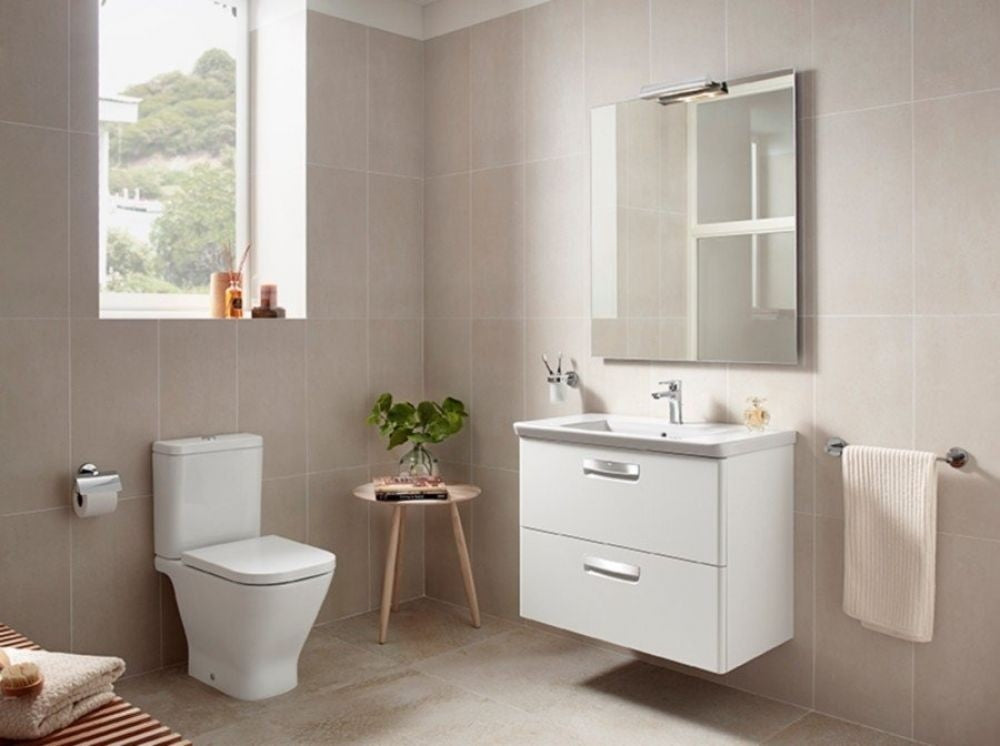 Set mobilier baie (masca si lavoar) The Gap 60x44xH65 cm, alb