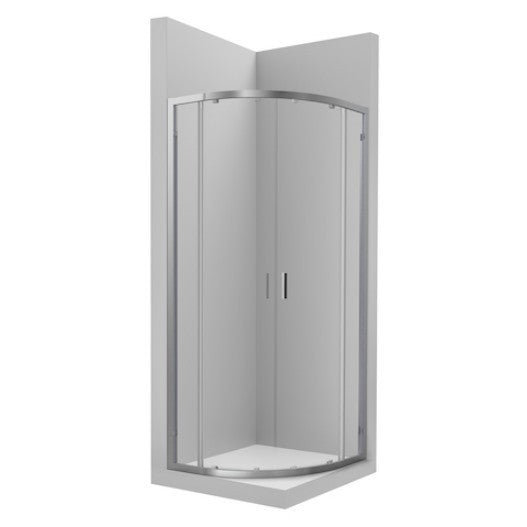 Victoria Cabina dus semirotunda cu usi glisante  R500 90x90 cm