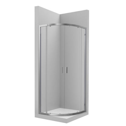 Victoria Cabina dus semirotunda cu usi glisante  100x100 cm