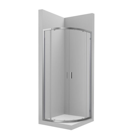 Victoria Cabina dus semirotunda cu usi glisante  80x80 cm