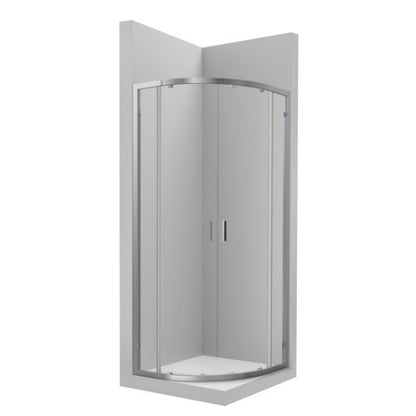 Victoria Cabina dus semirotunda cu usi glisante  R550 90x90 cm