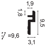 Cornisa PUROTOUCH C394