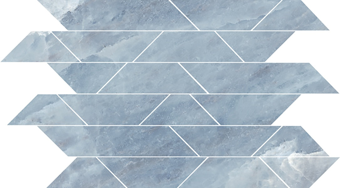 ARCHISALT MOSAICO TRAPEZI BLUE  LUCIOS 29.7X53.8