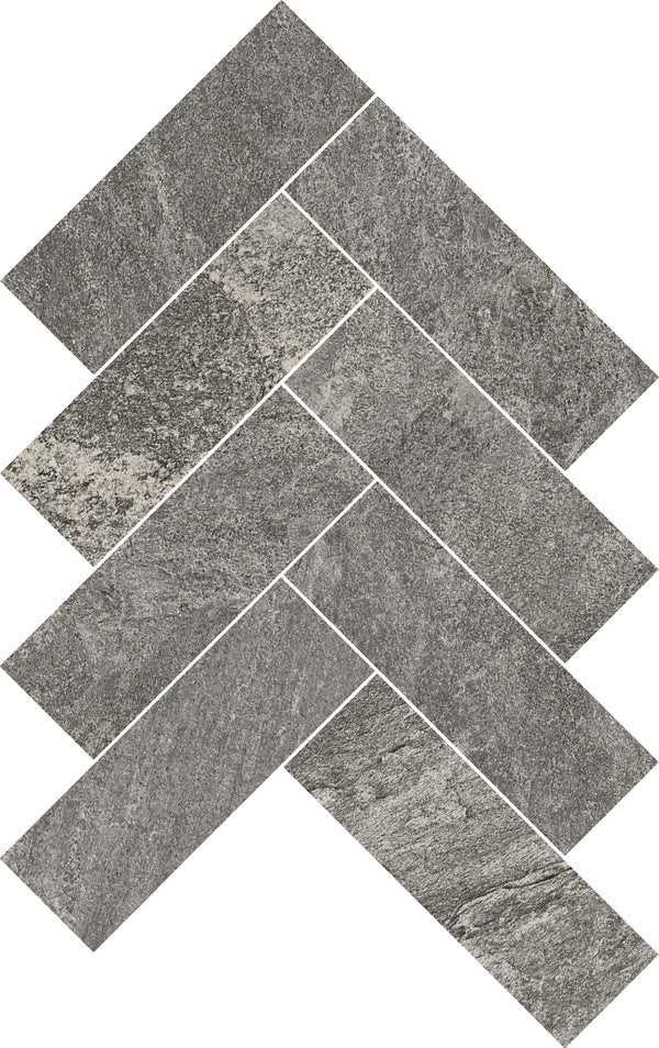 SLATESTONE HERRINGBONE 5X15 T8 ASH NATURAL 21.5X29.4