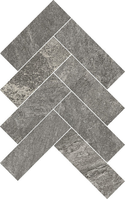 SLATESTONE HERRINGBONE 5X15 T8 ASH NATURAL 21.5X29.4