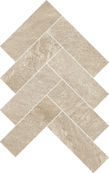 SLATESTONE HERRINGBONE 5X15 T8 BEIGE NATURAL 21.5X29.4