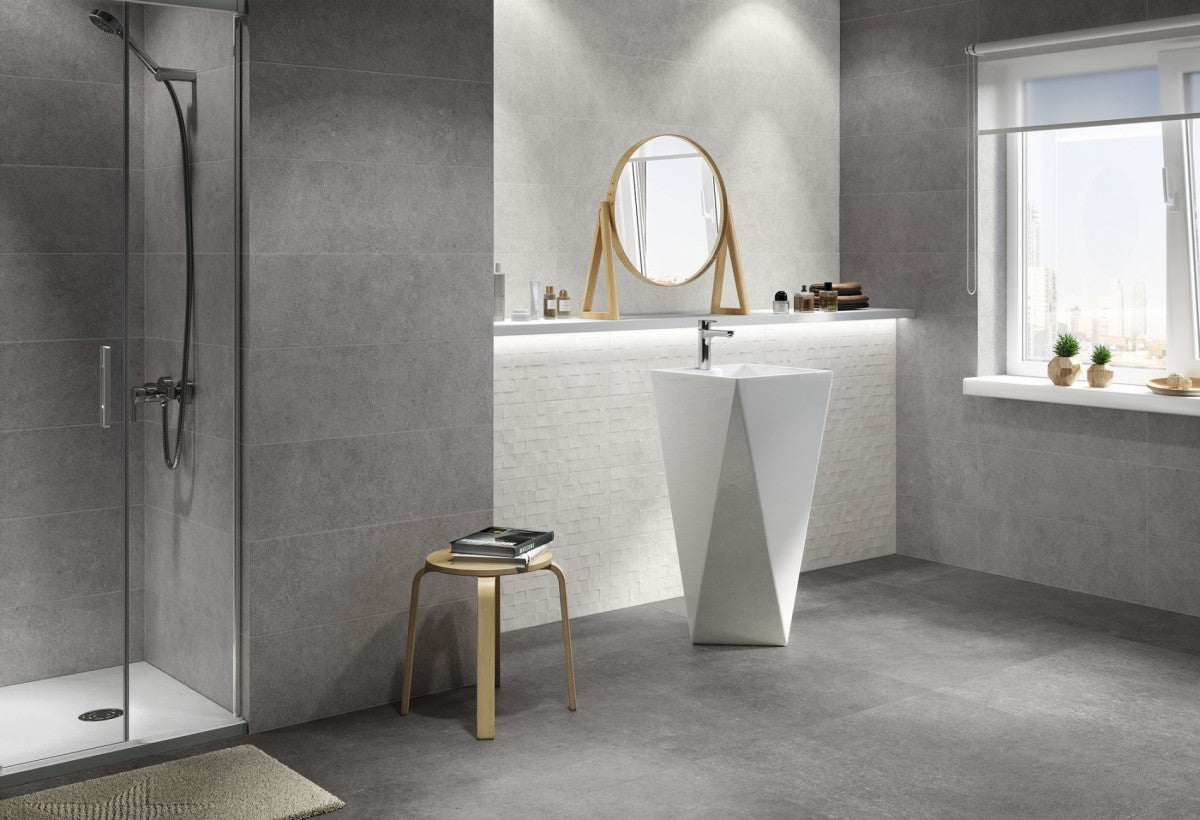 CRETA GRIS 90x90 MAT