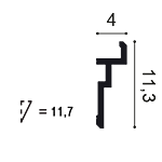 Cornisa DUROPOLYMER CX196