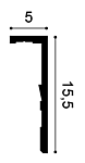 Cornisa Duropolymer CX217-2600