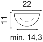 Jumatate coloana  PUROTOUCH K1101