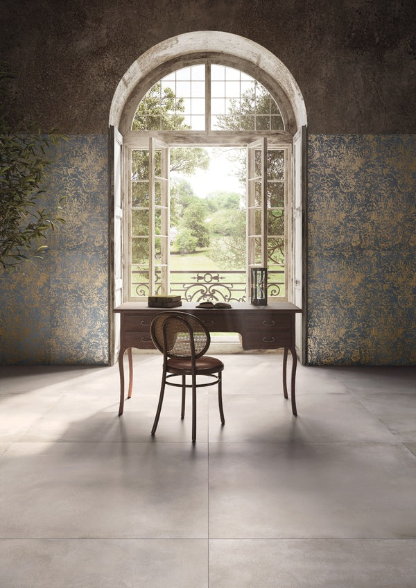 FRESCO DAMASK FRESCO BLUE  NATURAL 60X120