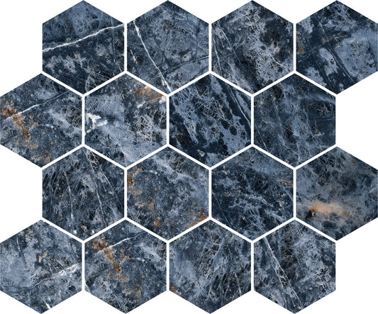 GOLDEN PURE ESAGONO SODALITE LUCIOS 34.4X28.7