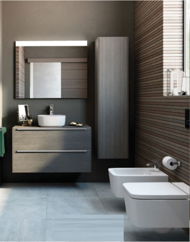 INSPIRA Lavoar baie pe blat, patrat  Soft 37x37 cm