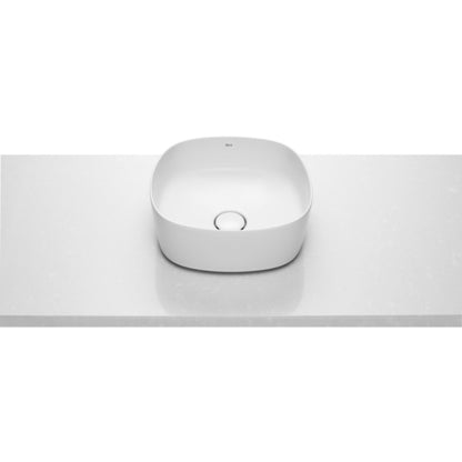 INSPIRA Lavoar baie pe blat, patrat  Soft 37x37 cm