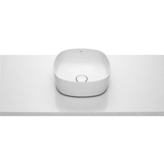 INSPIRA Lavoar baie pe blat, patrat  Soft 37x37 cm