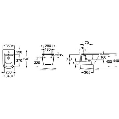 The Gap Bideu suspendat 35x54 cm