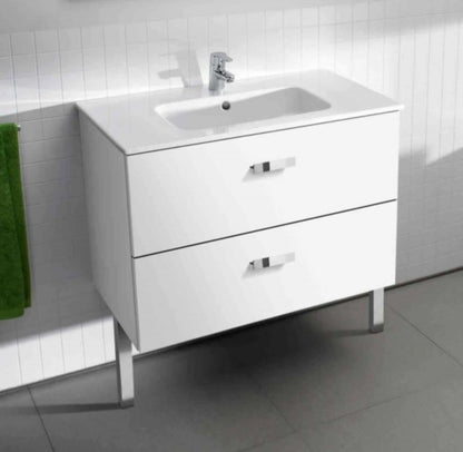 Victoria Set mobilier baie (masca si lavoar)  Basic 60x46xH57 cm, alb