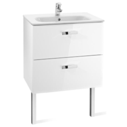 Victoria Set mobilier baie (masca si lavoar)  Basic 60x46xH57 cm, alb