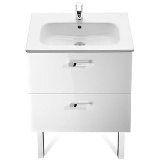 Victoria Set mobilier baie (masca si lavoar)  Basic 70x46xH57 cm, alb