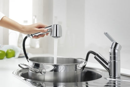 Victoria  Baterie chiuveta bucatarie monocomanda cu dus extractibil