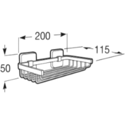 Victoria  Polita 20 cm, montaj adeziv sau cu suruburi