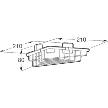 Victoria  Polita de colt, montaj adeziv sau cu suruburi