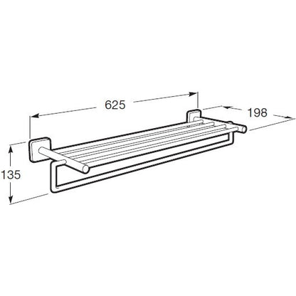 Victoria  Raft (etajera) prosop baie, montaj adeziv sau cu suruburi