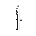 Plinta  DUROPOLYMER SX206